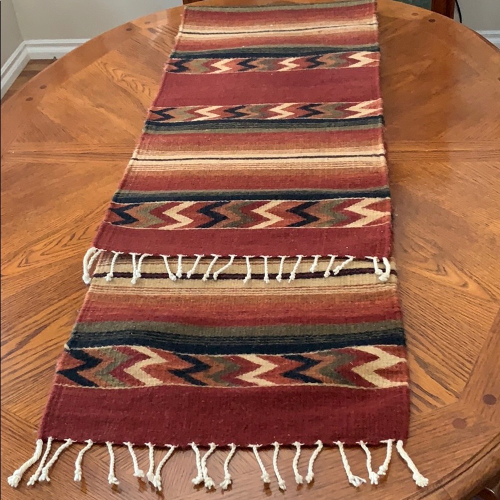 SUNDANCE WOOL TABLE RUNNER 78”L x16”W